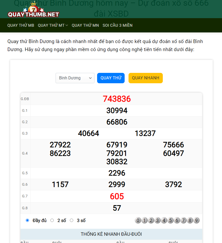 quay thử bình dương