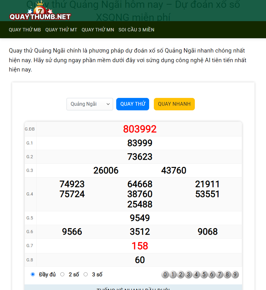 quay thử quảng ngãi