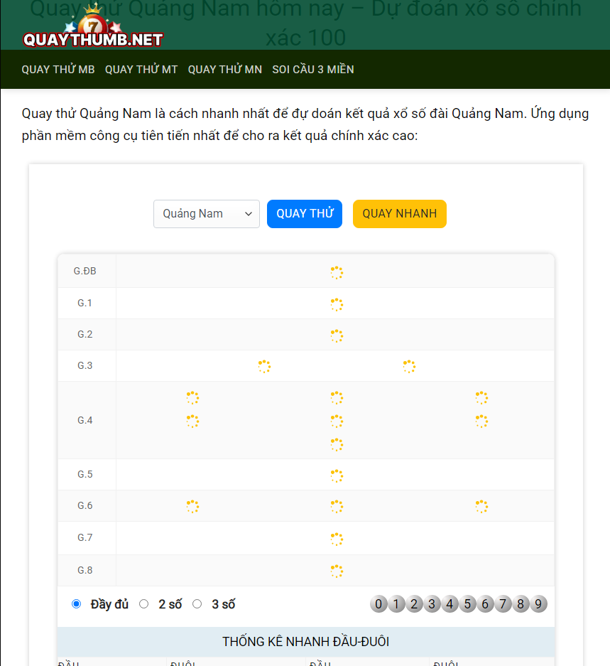 quay thử quảng nam