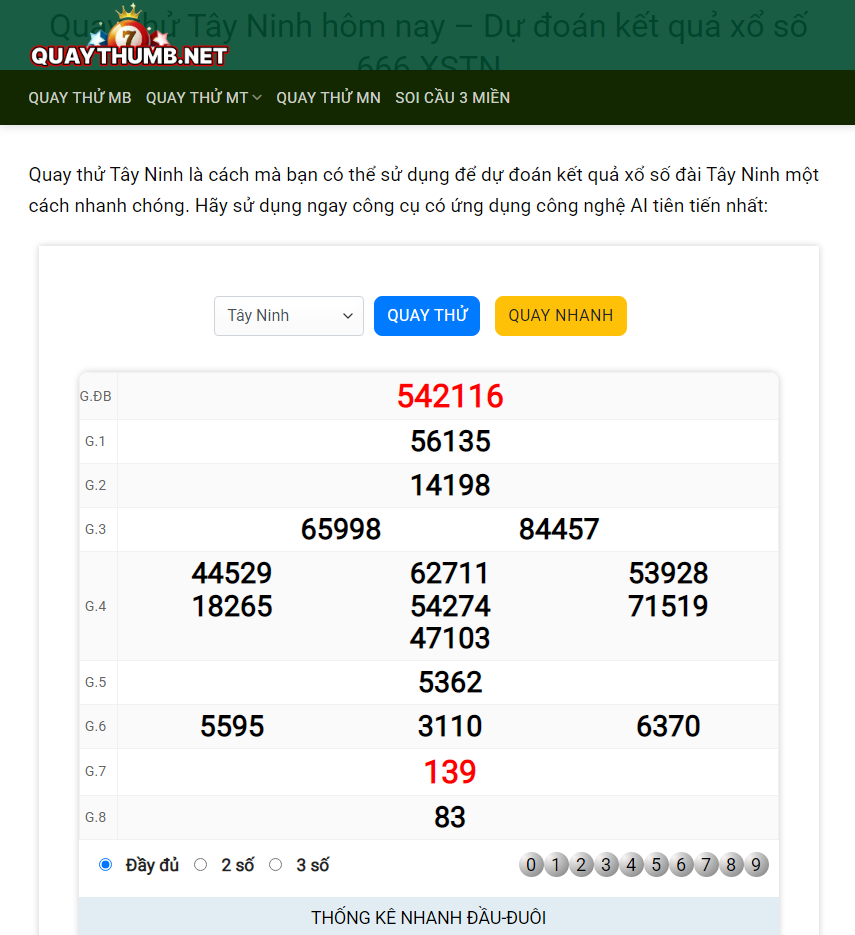 quay thử tây ninh